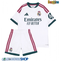 Maglie da calcio Real Madrid Prima Maglia Bambino 2026-27 Manica Corta + Pantaloni corti)